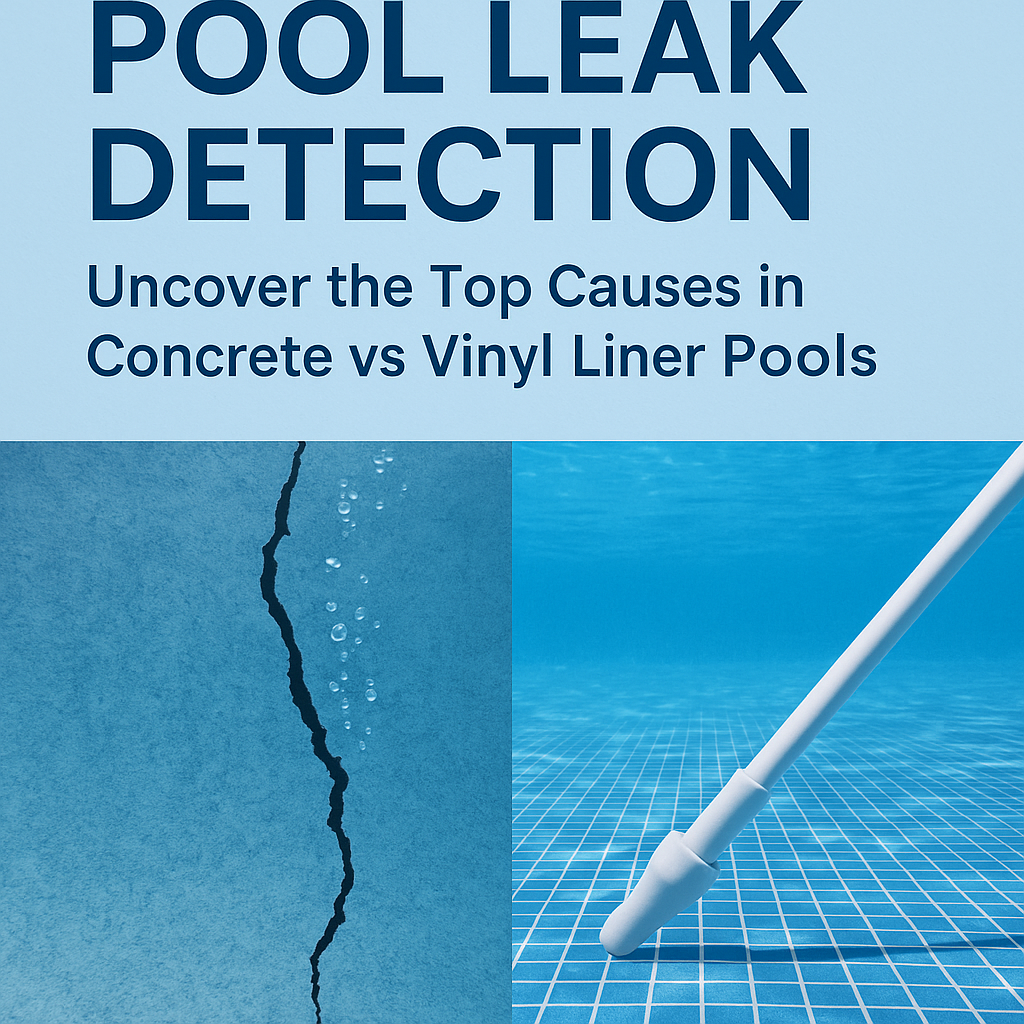 Generate a high-quality, relevant image prompt for an article about: Pool Leak Detection: Uncover th