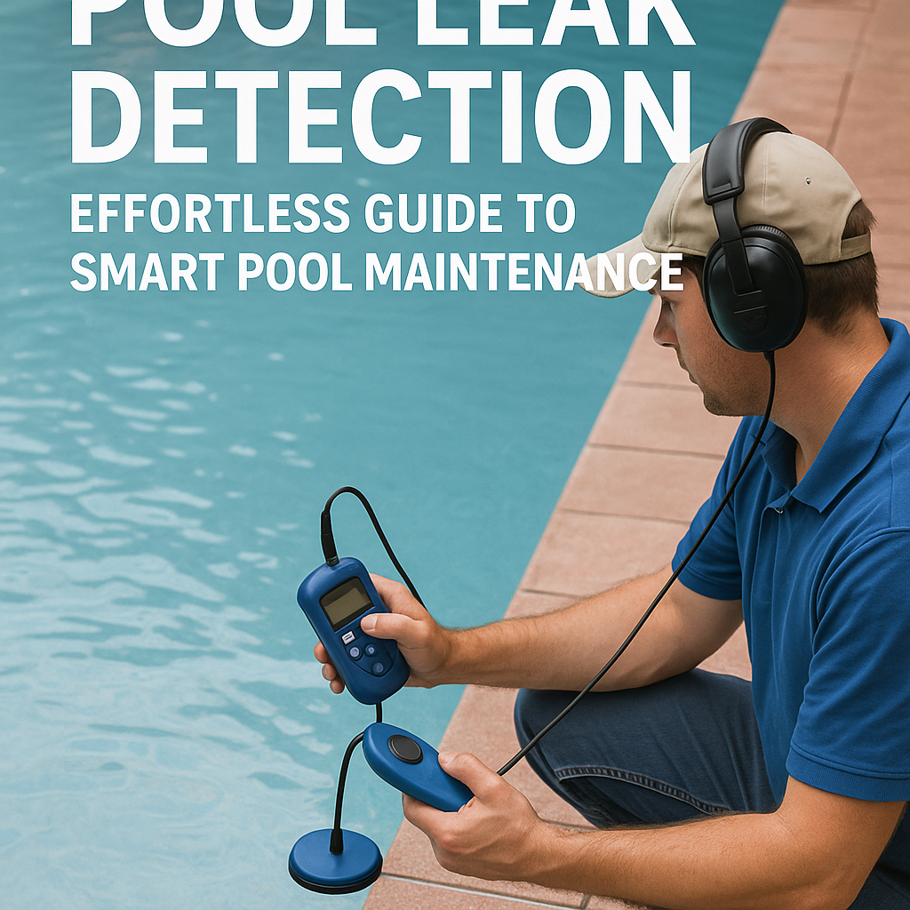 Generate a high-quality, relevant image prompt for an article about: Pool Leak Detection: Effortless