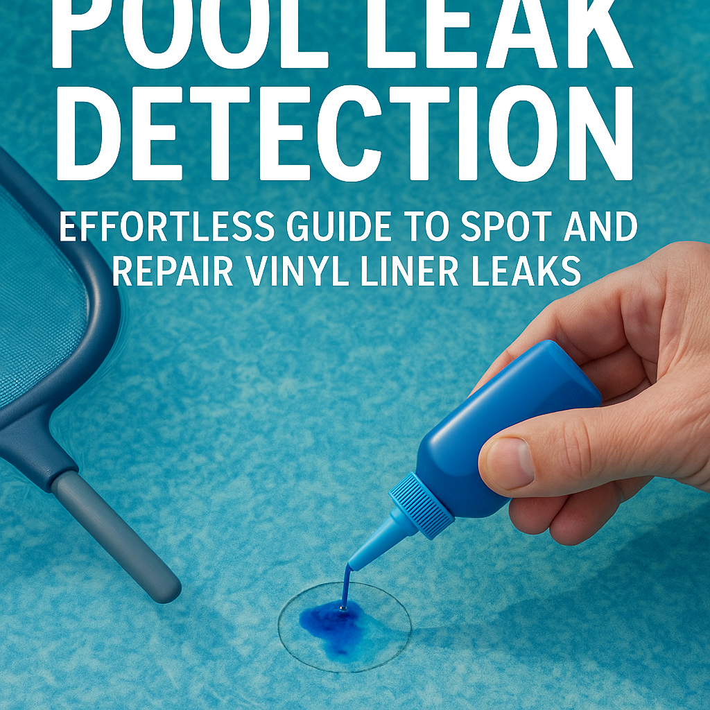 Generate a high-quality, relevant image prompt for an article about: Pool Leak Detection: Effortless