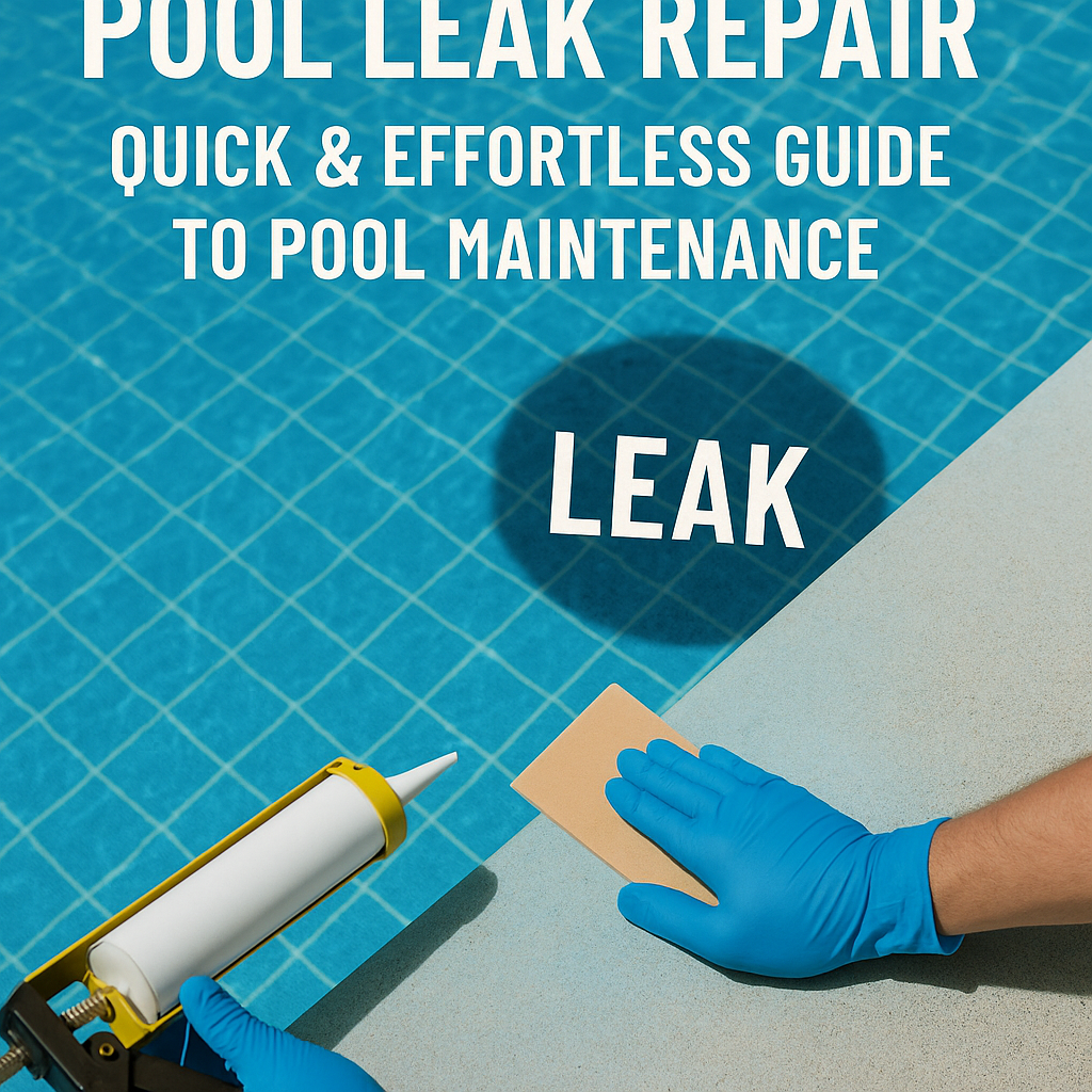 Generate a high-quality, relevant image prompt for an article about: Pool Leak Repair: Quick & Effor