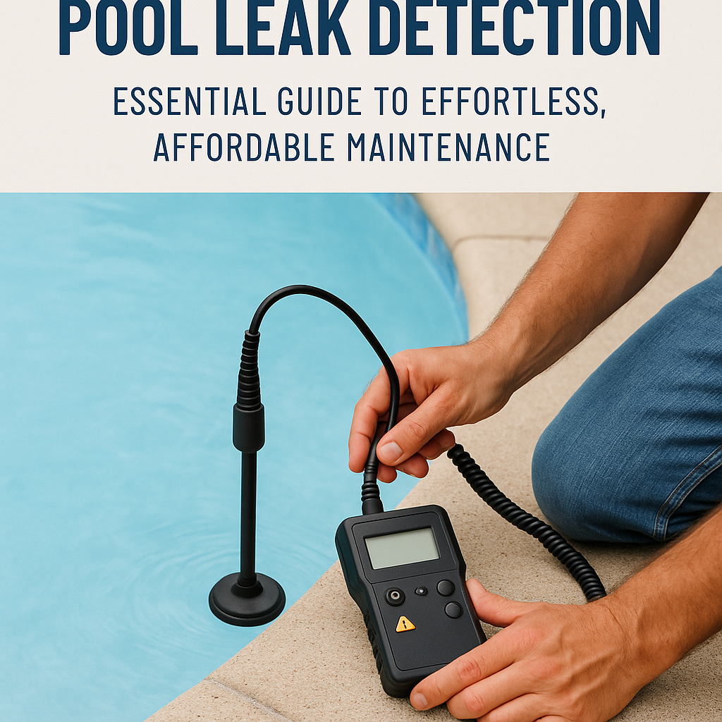 Generate a high-quality, relevant image prompt for an article about: Pool Leak Detection: Essential