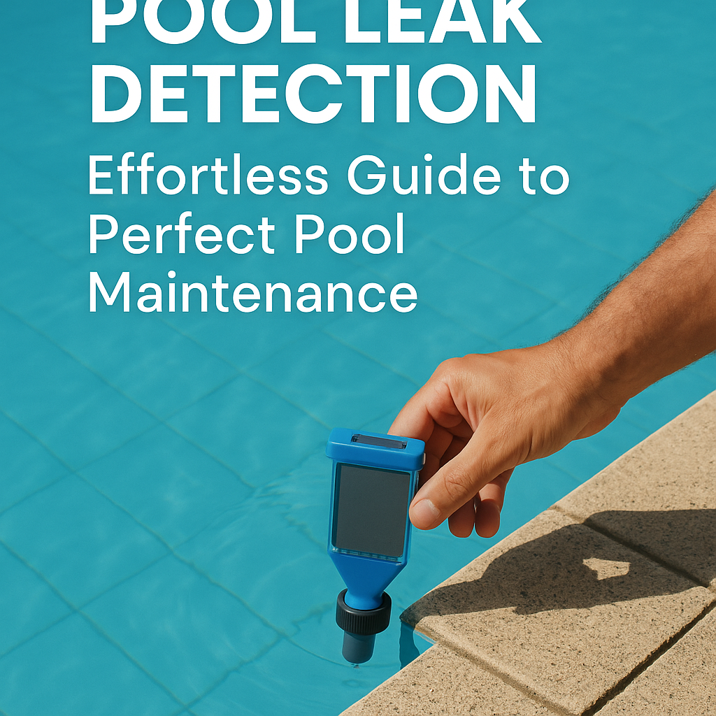 Generate a high-quality, relevant image prompt for an article about: Pool Leak Detection: Effortless