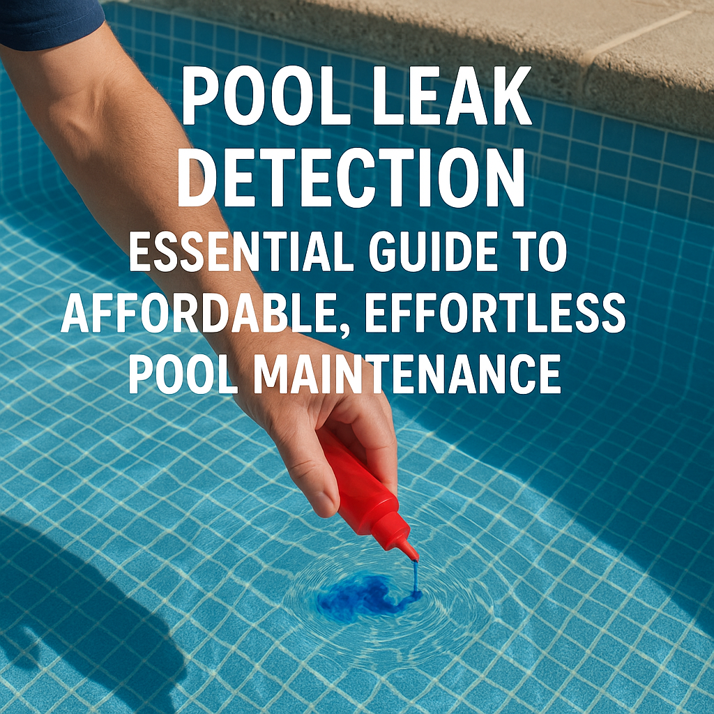 Generate a high-quality, relevant image prompt for an article about: Pool Leak Detection: Essential