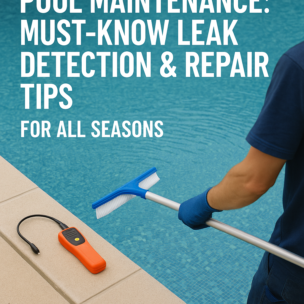 Generate a high-quality, relevant image prompt for an article about: Pool Maintenance: Must-Know Lea