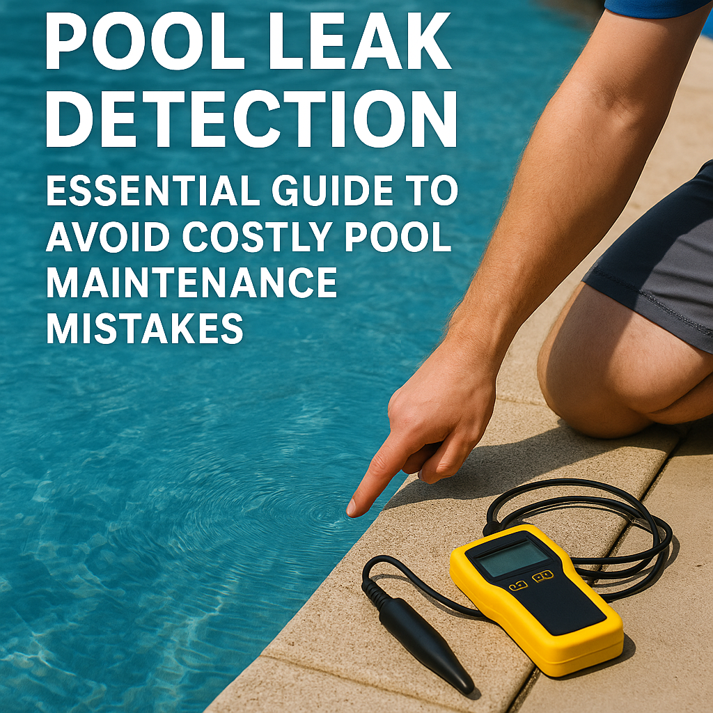 Generate a high-quality, relevant image prompt for an article about: Pool Leak Detection: Essential