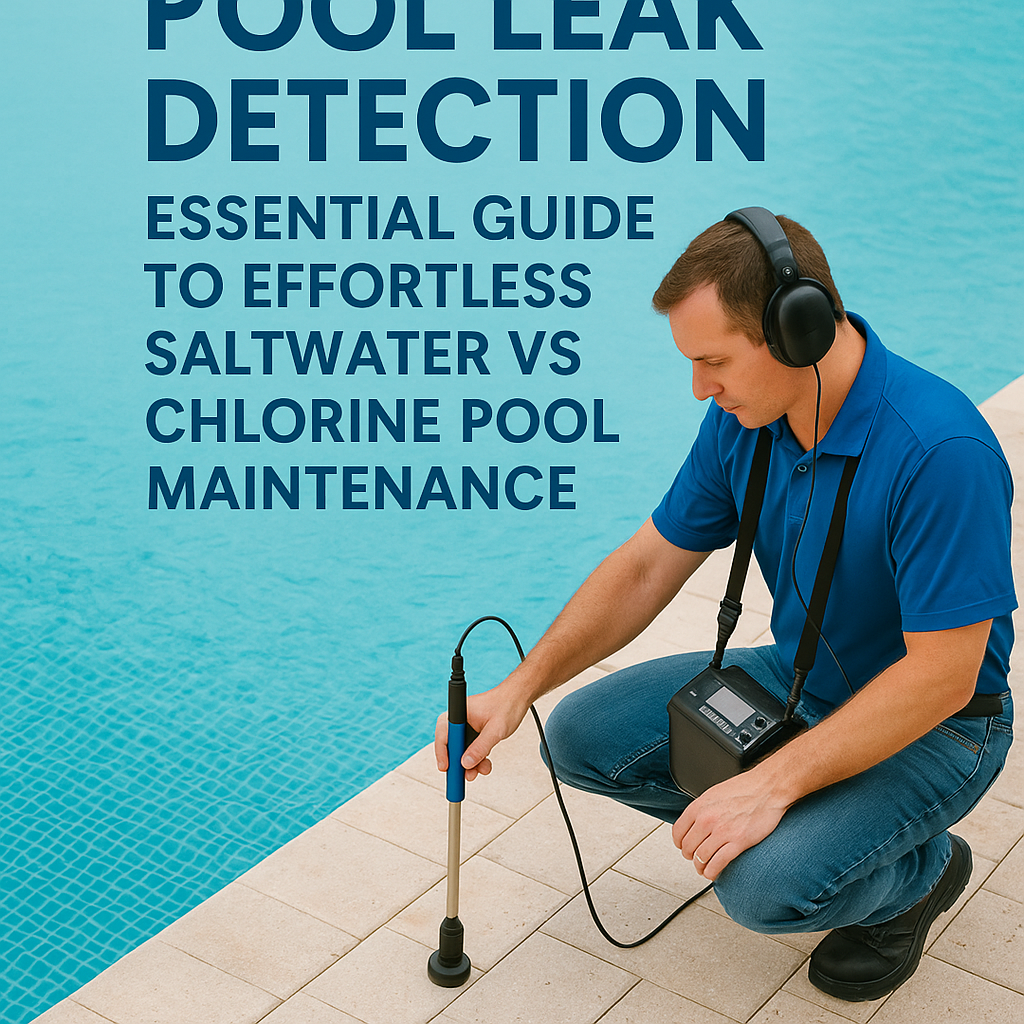 Generate a high-quality, relevant image prompt for an article about: Pool Leak Detection: Essential