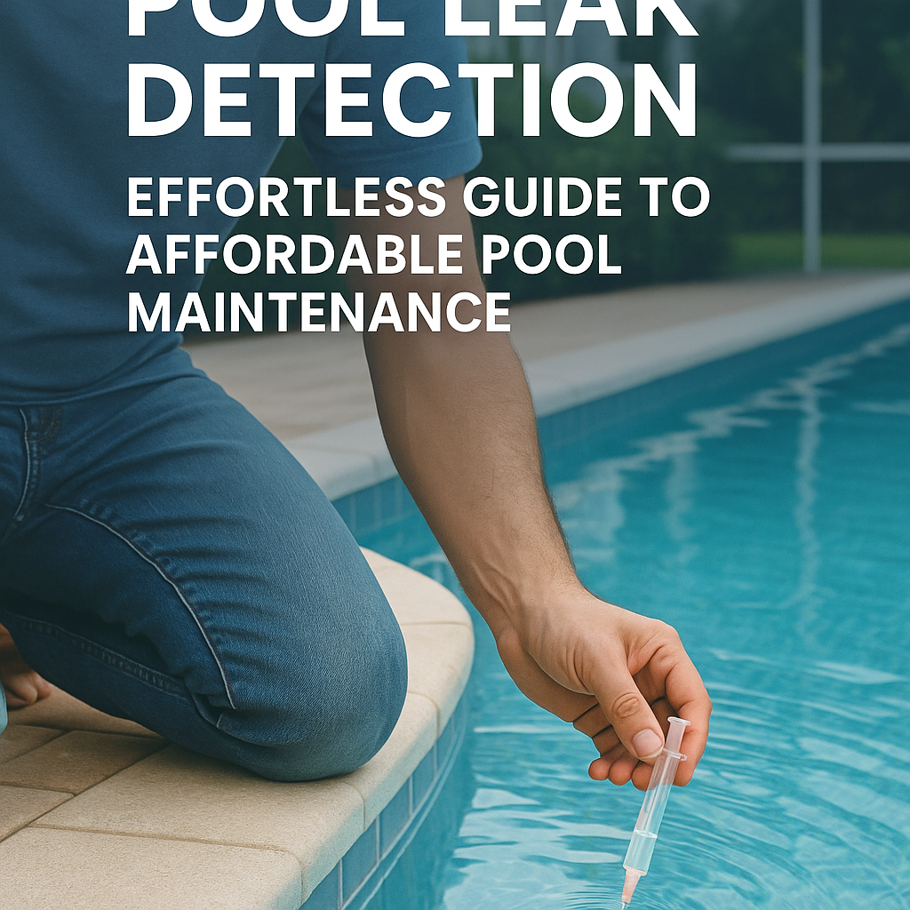 Generate a high-quality, relevant image prompt for an article about: Pool Leak Detection: Effortless