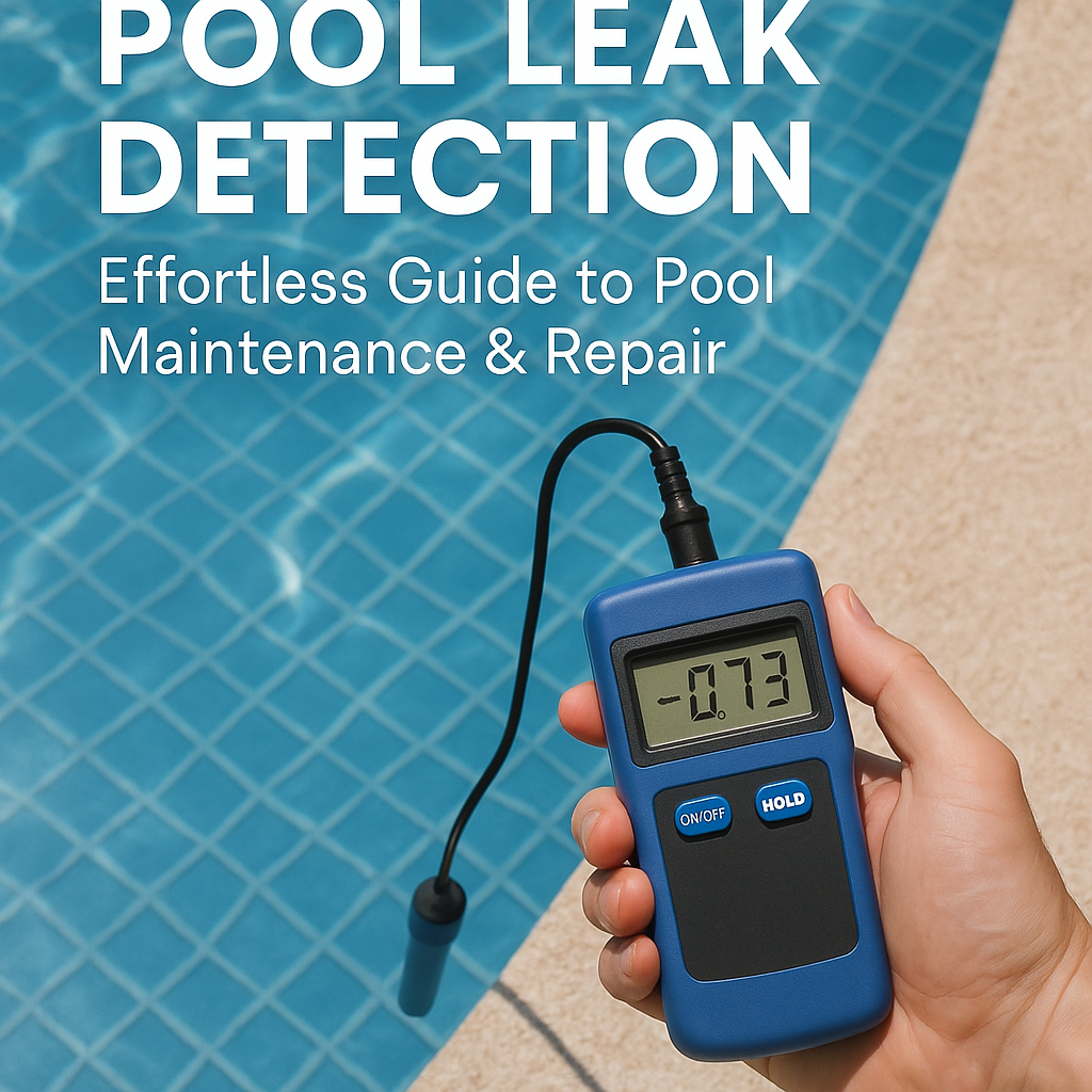Generate a high-quality, relevant image prompt for an article about: Pool Leak Detection: Effortless