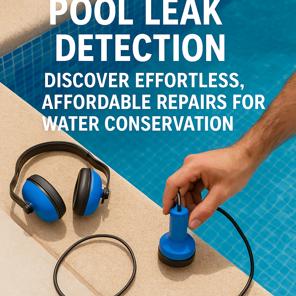 Generate a high-quality, relevant image prompt for an article about: Pool Leak Detection: Discover E