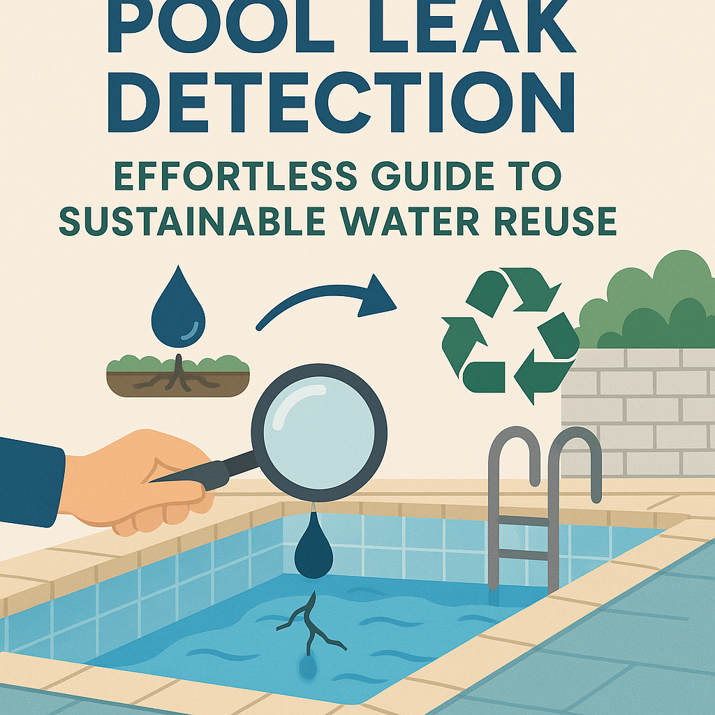 Generate a high-quality, relevant image prompt for an article about: Pool Leak Detection: Effortless