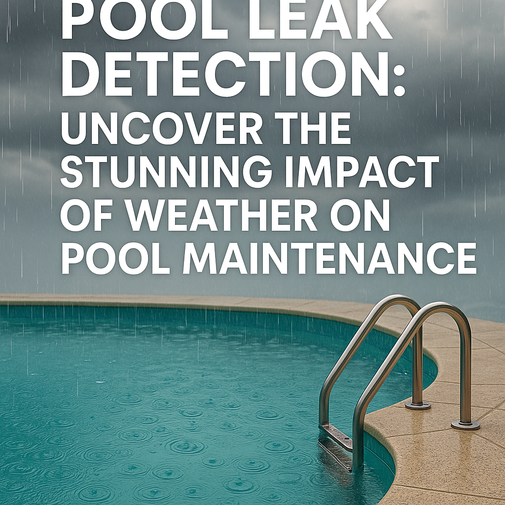 Generate a high-quality, relevant image prompt for an article about: Pool Leak Detection: Uncover th