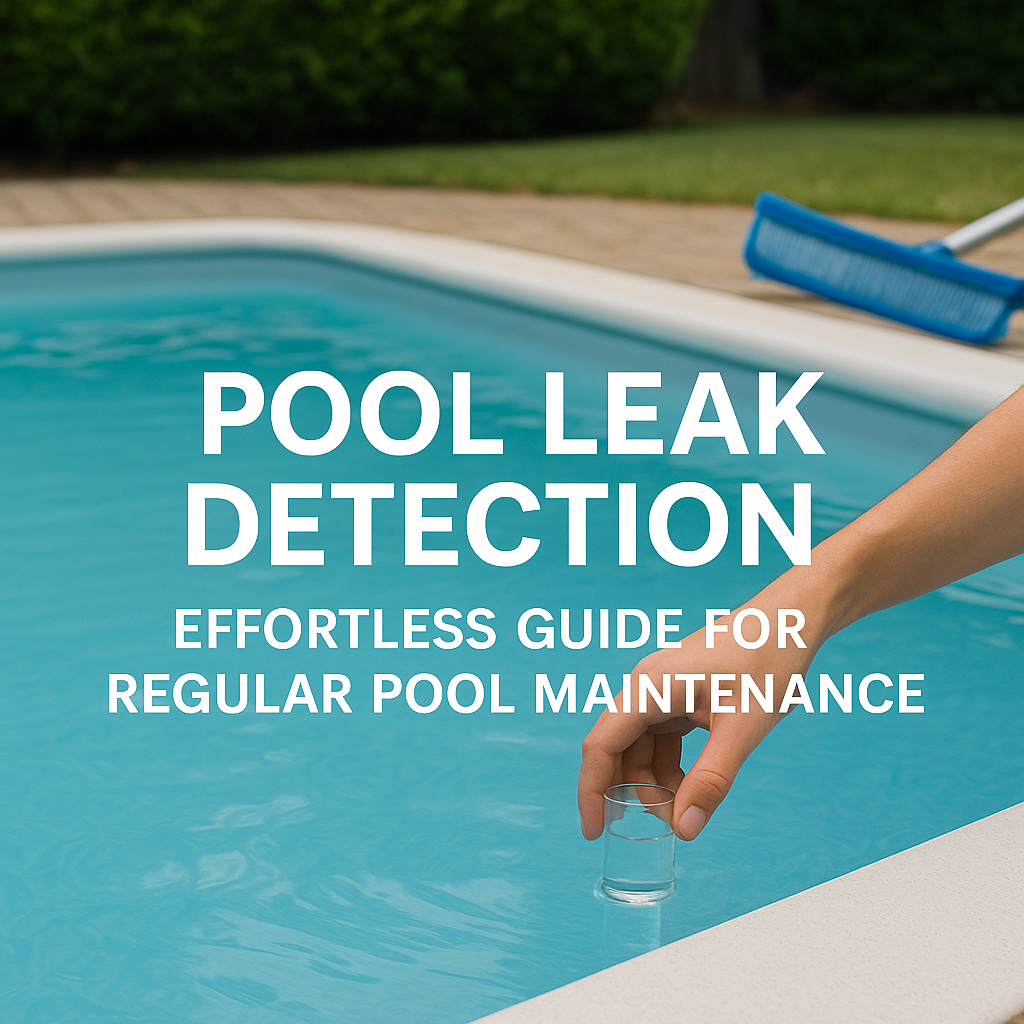 Generate a high-quality, relevant image prompt for an article about: Pool Leak Detection: Effortless