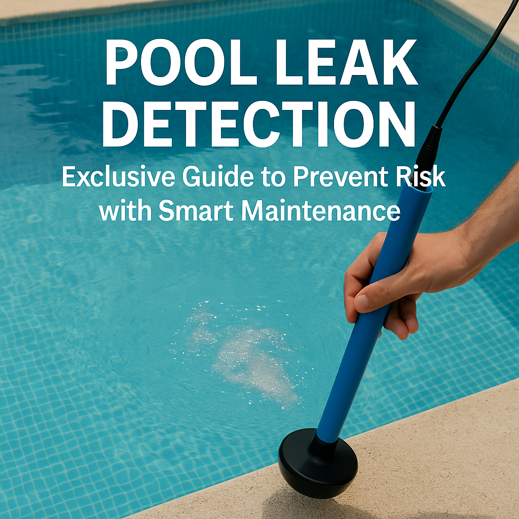 Generate a high-quality, relevant image prompt for an article about: Pool Leak Detection: Exclusive