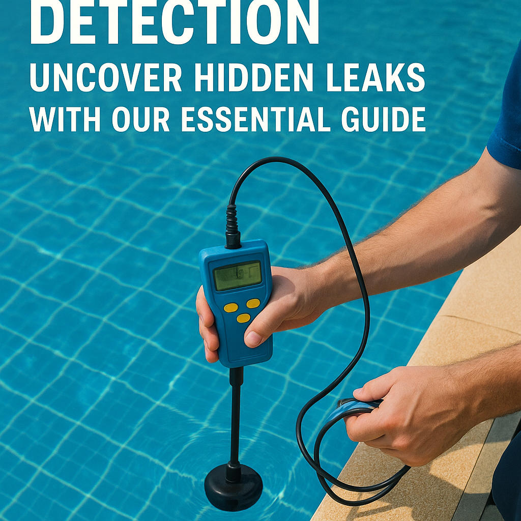 Generate a high-quality, relevant image prompt for an article about: Pool Leak Detection: Uncover Hi