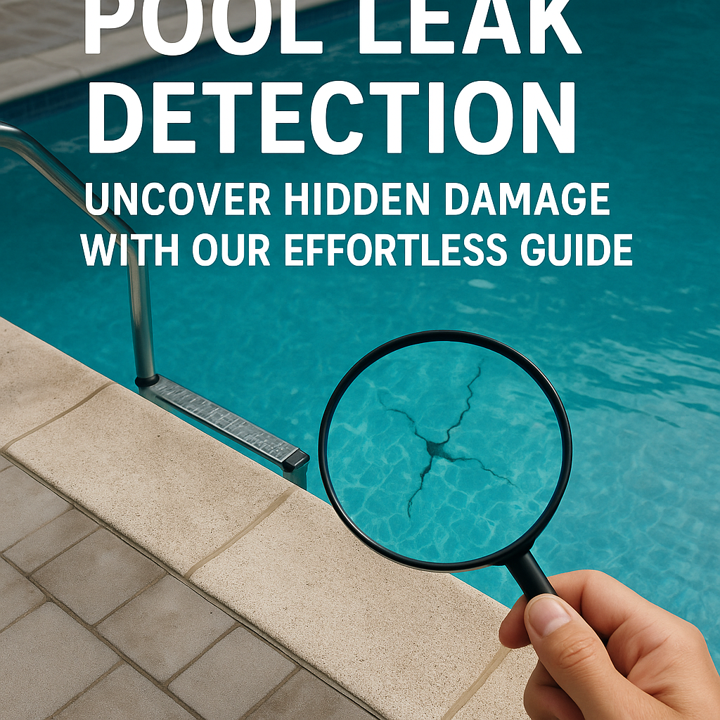 Generate a high-quality, relevant image prompt for an article about: Pool Leak Detection: Uncover Hi