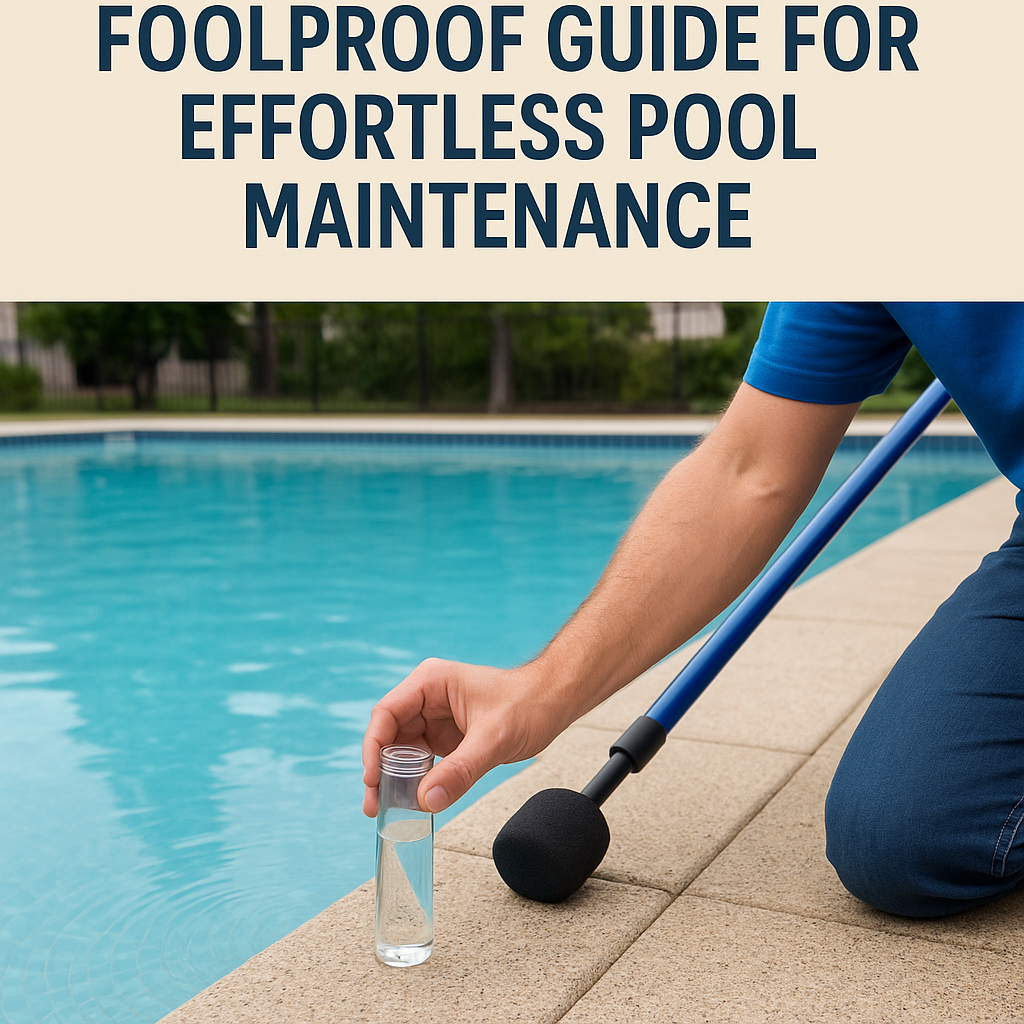 Generate a high-quality, relevant image prompt for an article about: Pool Leak Detection: Foolproof