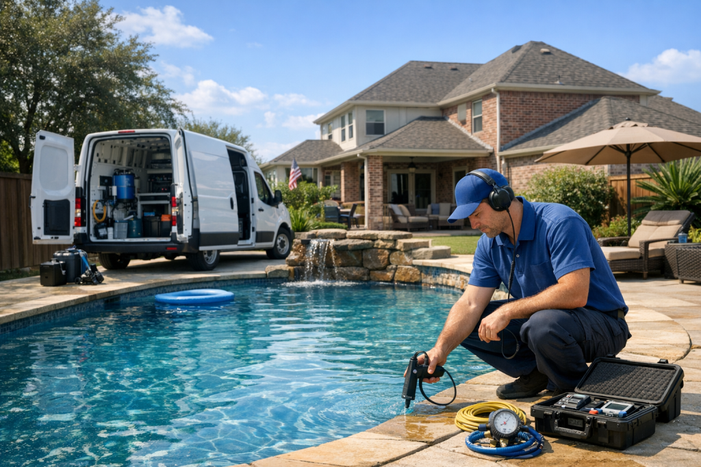 Pool Leak Detection Services Near Sachse, TX