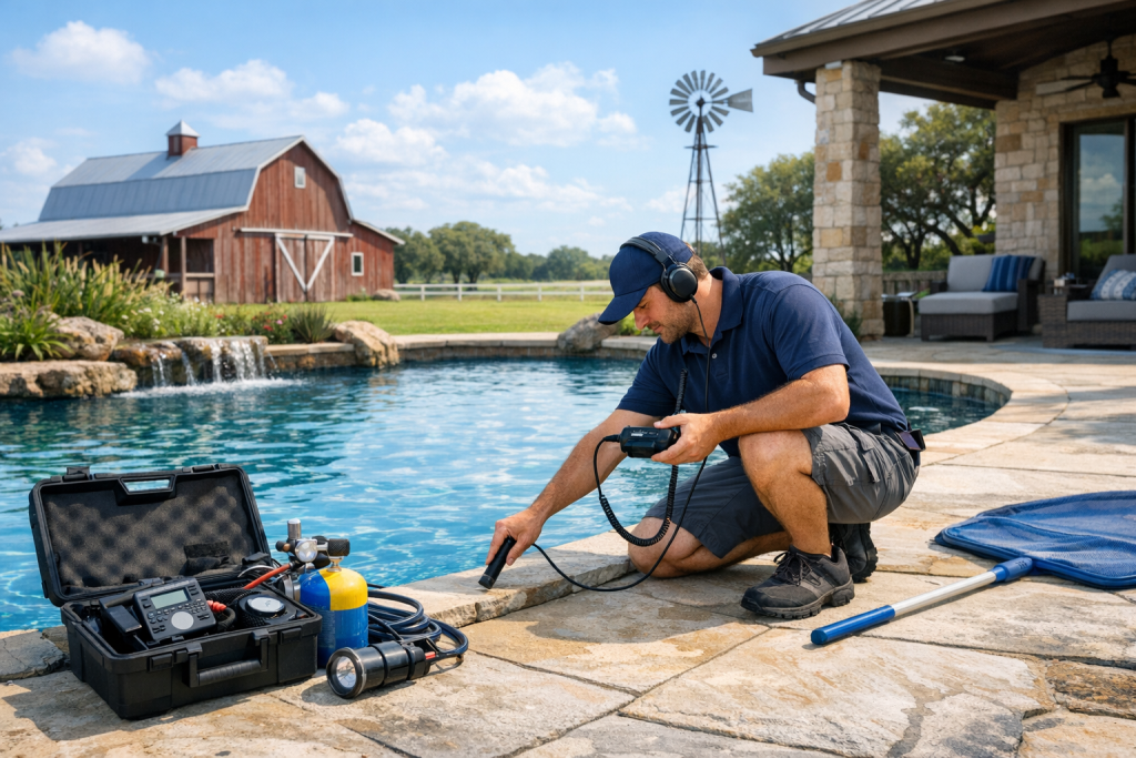 Affordable Pool Leak Detection & Repair in Bells, Texas