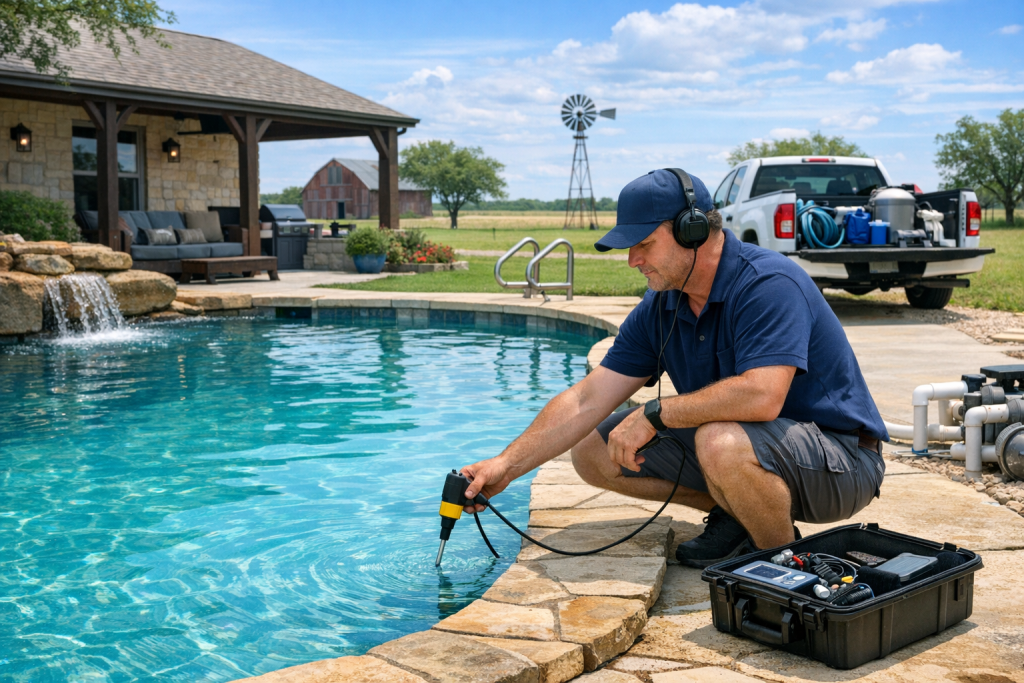 Affordable Pool Leak Detection & Repair in Bremond, Texas