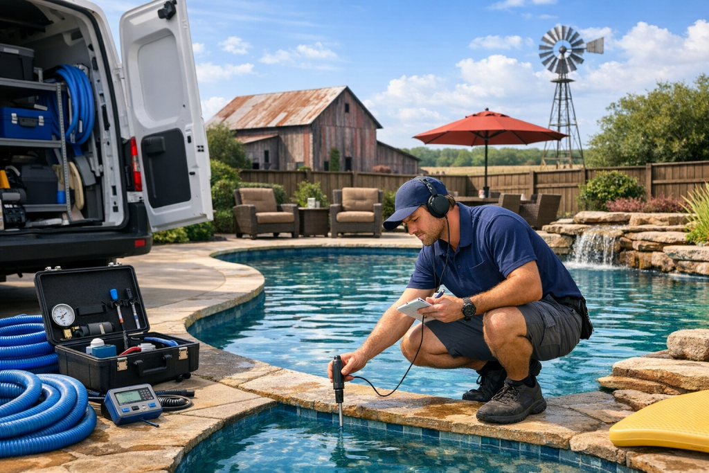 Affordable Pool Leak Detection & Repair in Ferris, Texas