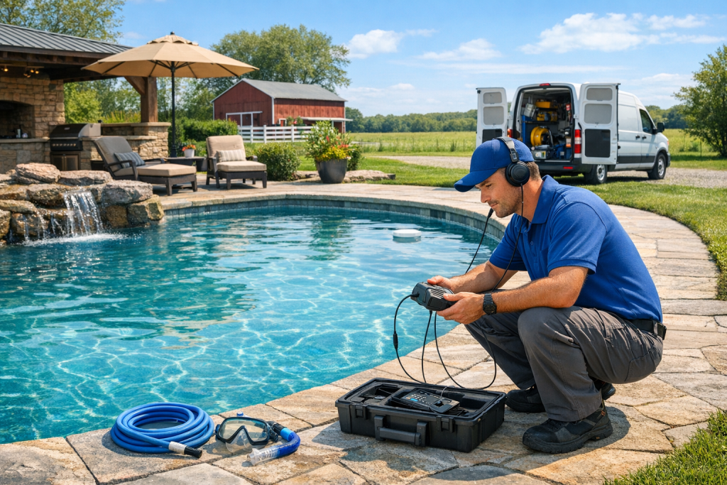 Bokchito, Oklahoma’s Choice for Pool Leak Detection & Repair