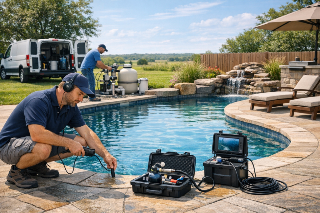 Boswell, Oklahoma Pool Leak Detection & Repair Specialists