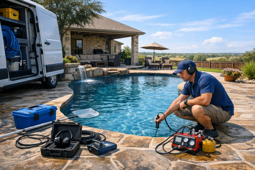 Complete Pool Leak Detection & Repair Solutions in Travis Ranch, Texas