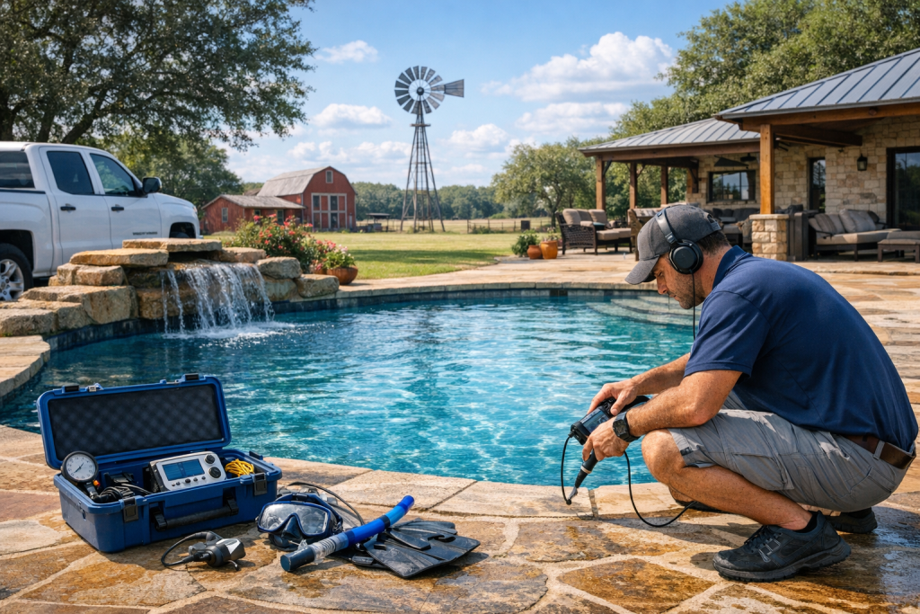 Complete Services for Pool Leak Detection & Repair in Edom, Texas