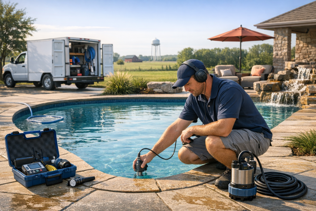 Complete Services for Pool Leak Detection & Repair in Loveland, Oklahoma