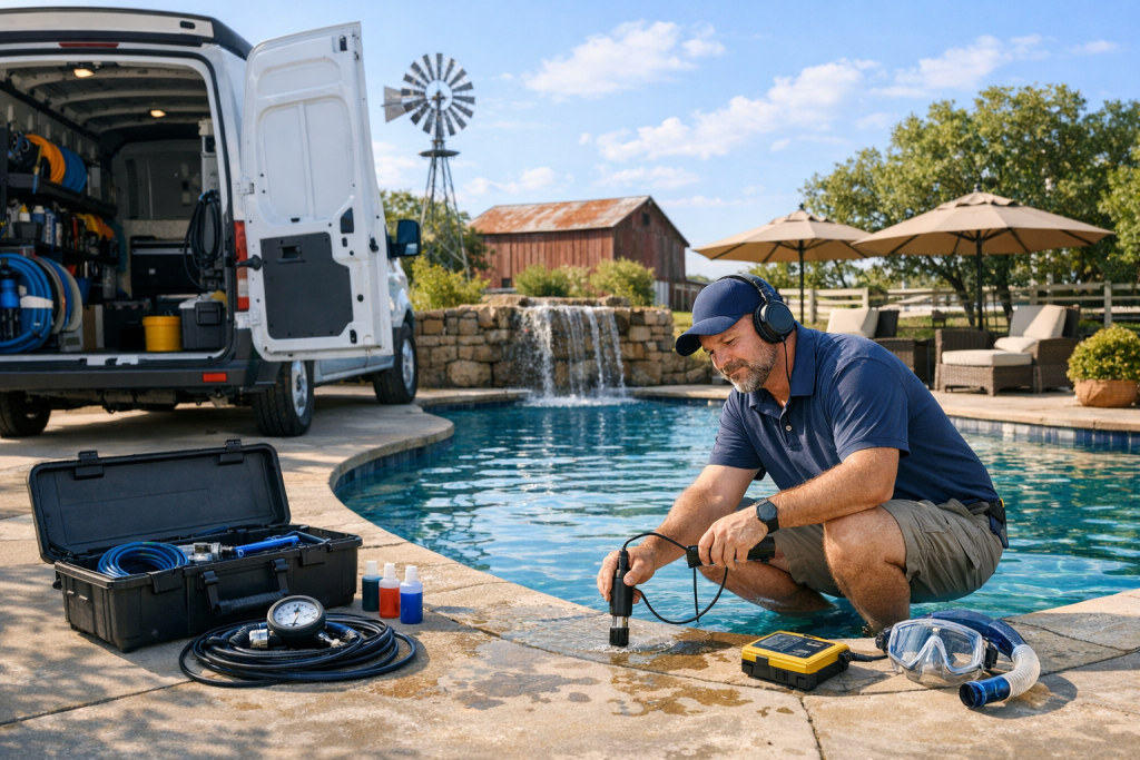 Complete Services for Pool Leak Detection & Repair in Stroud, Oklahoma