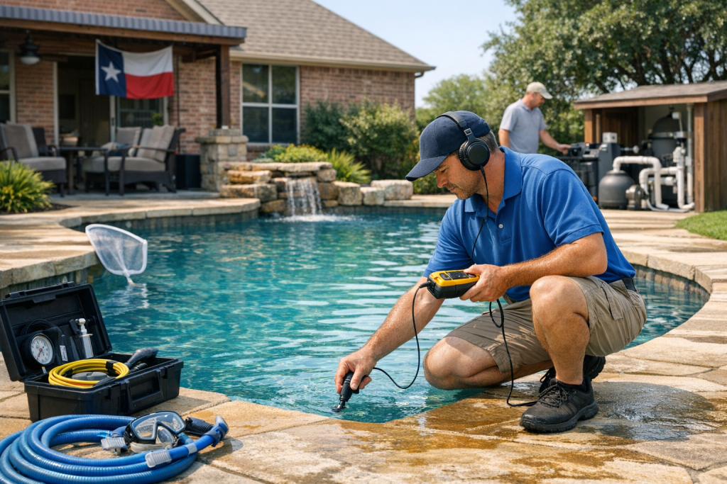 Complete Services for Pool Leak Detection & Repair in Temple, Texas
