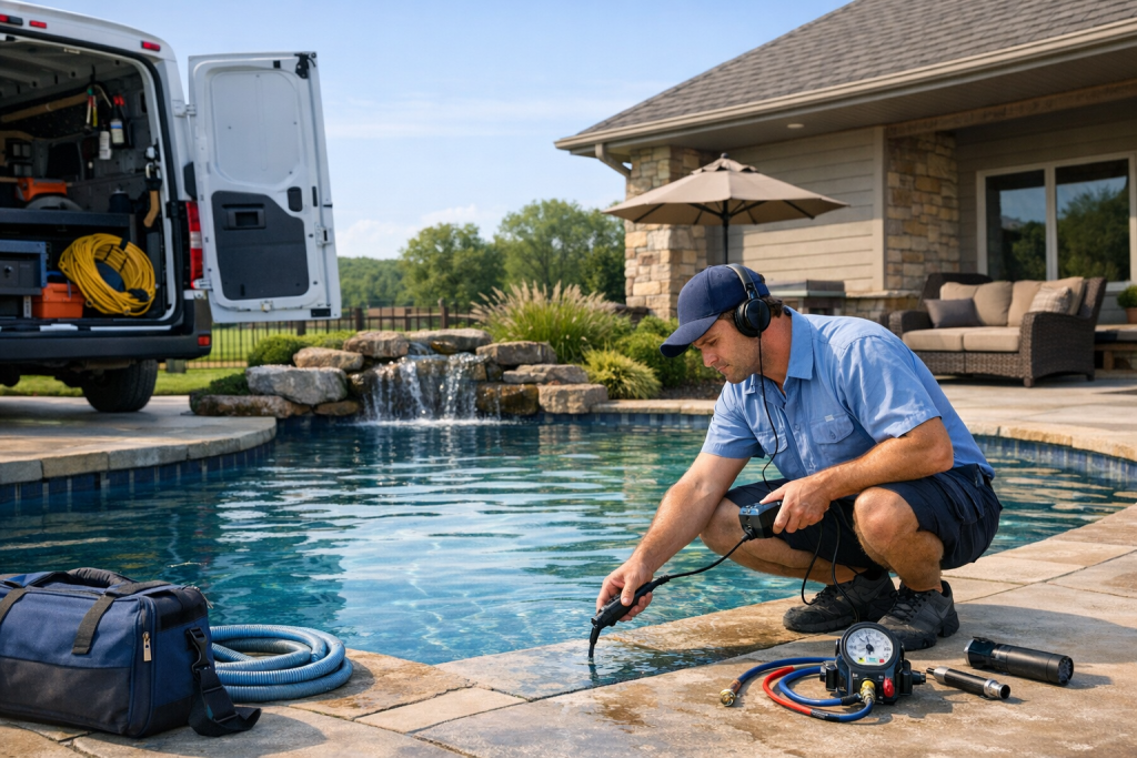 Comprehensive Pool Leak Detection & Repair in Alderson, Oklahoma