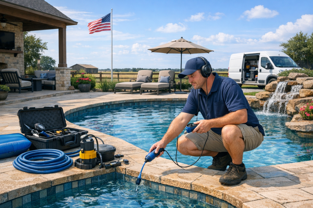 Comprehensive Pool Leak Detection & Repair in Coolidge, Texas