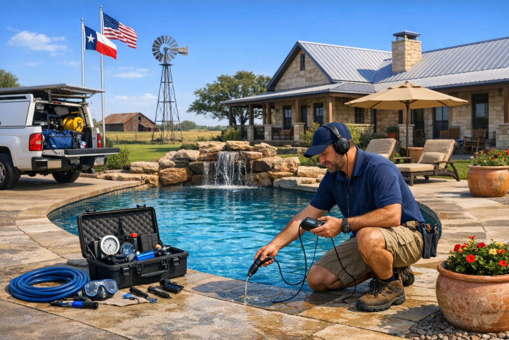Comprehensive Pool Leak Detection & Repair in Dime Box, Texas
