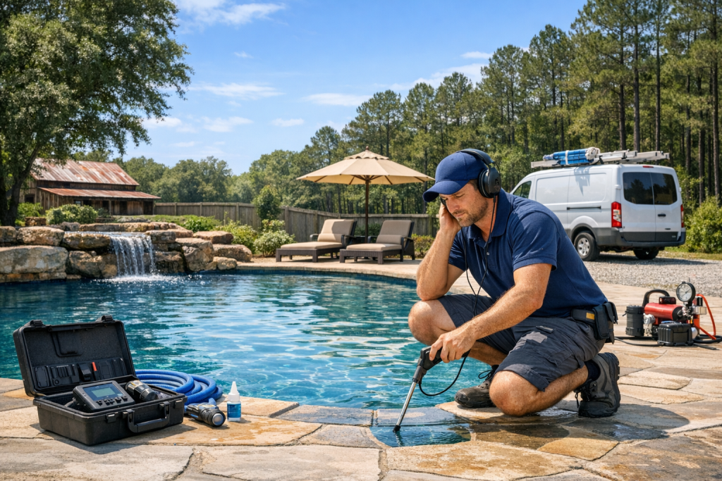 Comprehensive Pool Leak Detection & Repair in Elkhart, Texas