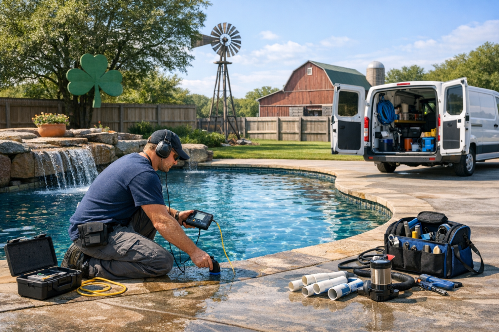 Dependable Professionals for Pool Leak Detection & Repair in Shamrock, Oklahoma