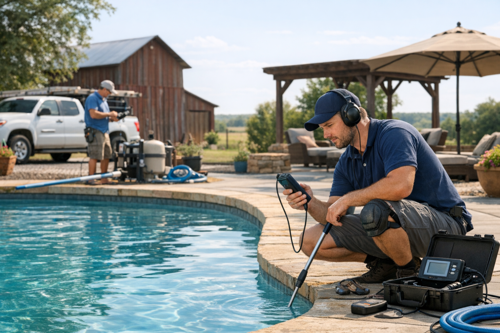Elmore City, Oklahoma Pool Leak Detection & Repair Specialists