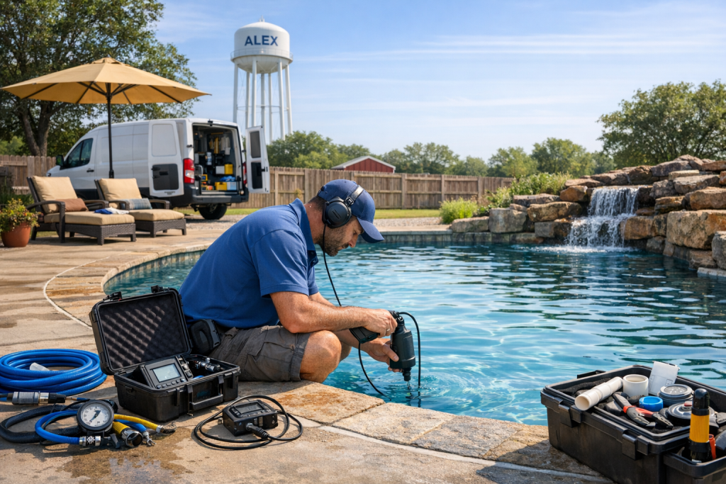 Excellence in Pool Leak Detection & Repair for Alex, Oklahoma