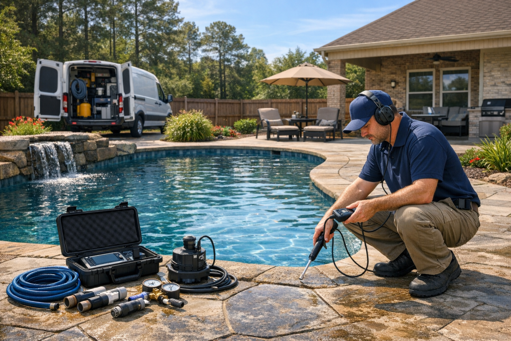 Excellence in Pool Leak Detection & Repair for Atlanta, Texas
