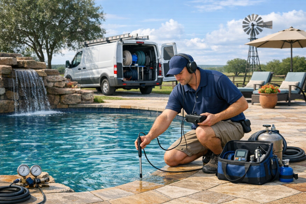 Excellence in Pool Leak Detection & Repair for Briggs, Texas