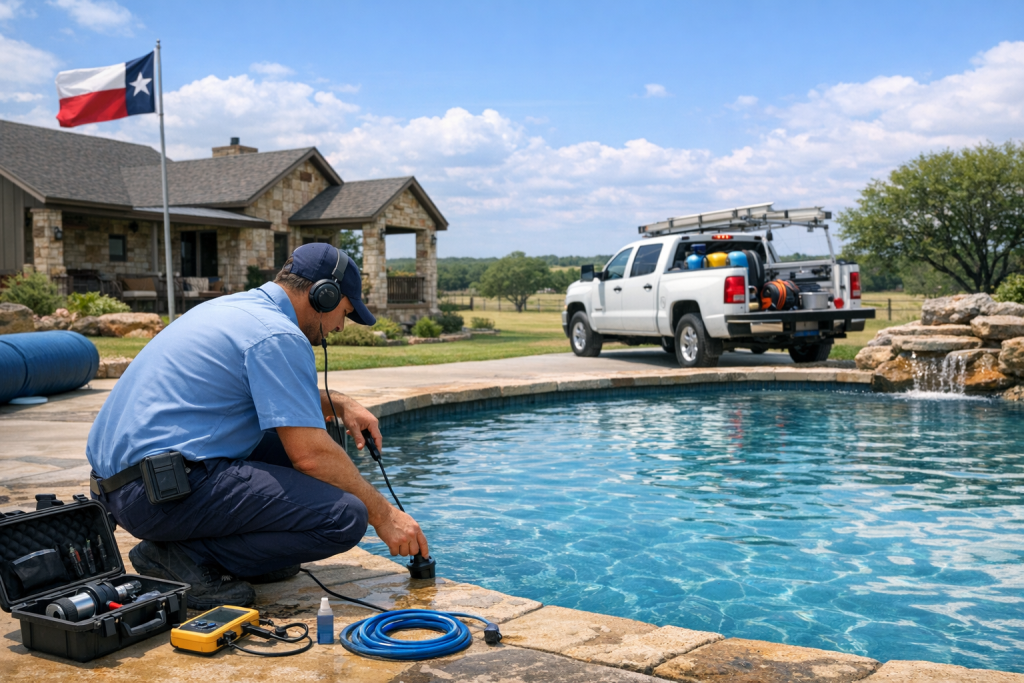 Excellence in Pool Leak Detection & Repair for Decatur, Texas
