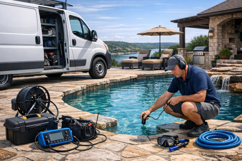 Excellence in Pool Leak Detection & Repair for Jonestown, Texas