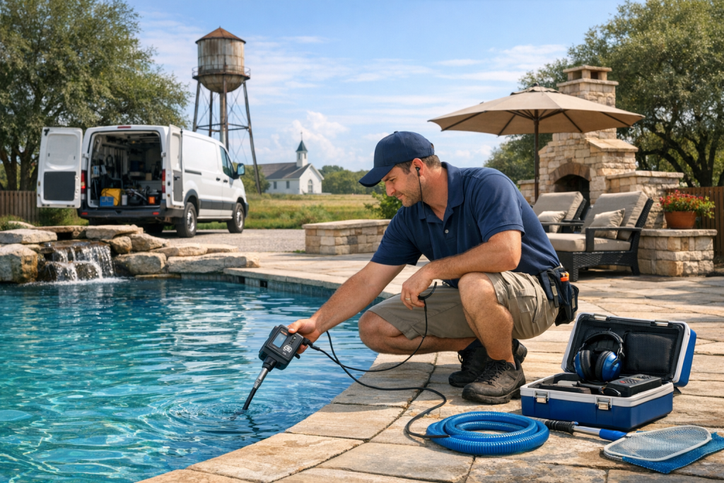 Excellence in Pool Leak Detection & Repair for Tehuacana, Texas