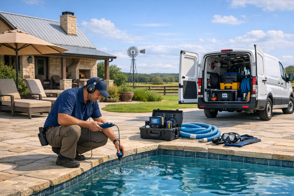 Experienced Pool Leak Detection & Repair Contractors in Deanville, Texas