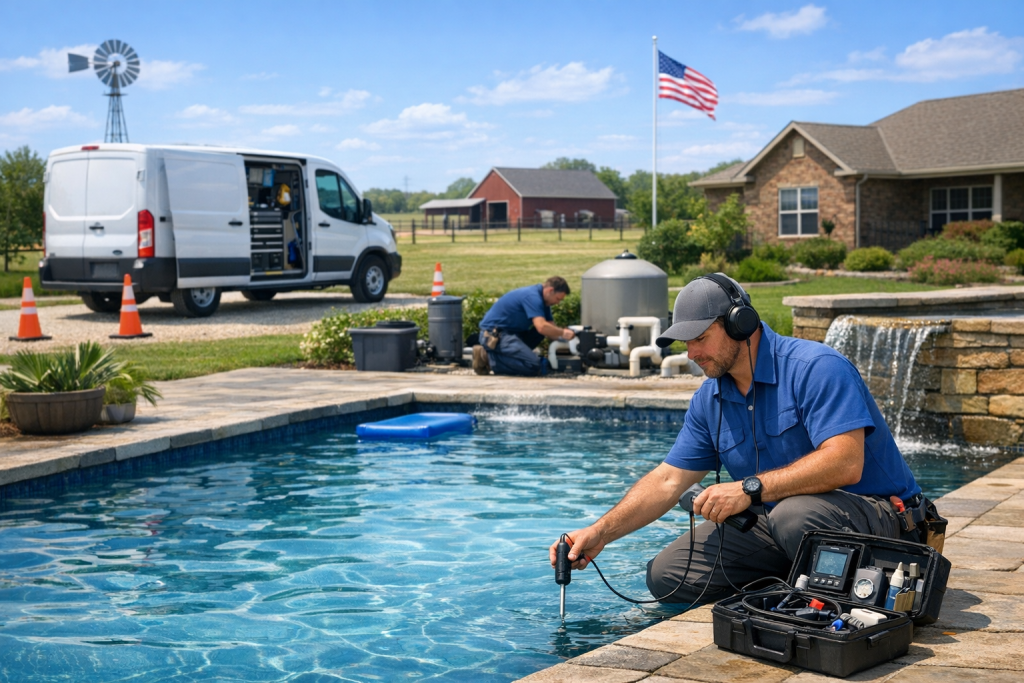 Experienced Pool Leak Detection & Repair Contractors in Meeker, Oklahoma