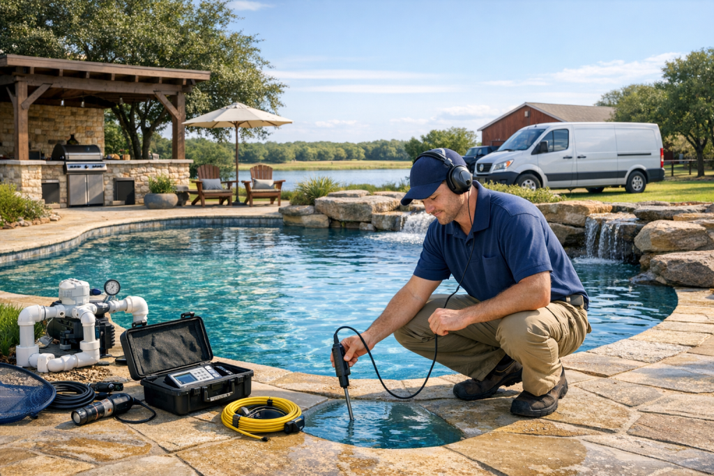 Experienced Pool Leak Detection & Repair Contractors in Powell, Texas