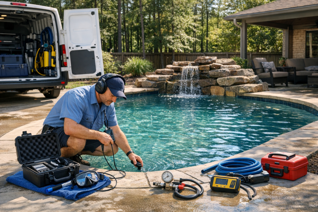 Experienced Pool Leak Detection & Repair Contractors in Wright City, Oklahoma