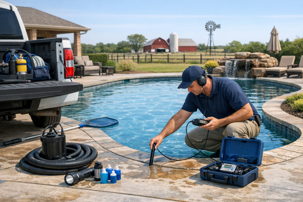 Experienced Professionals for Pool Leak Detection & Repair in Agra, Oklahoma