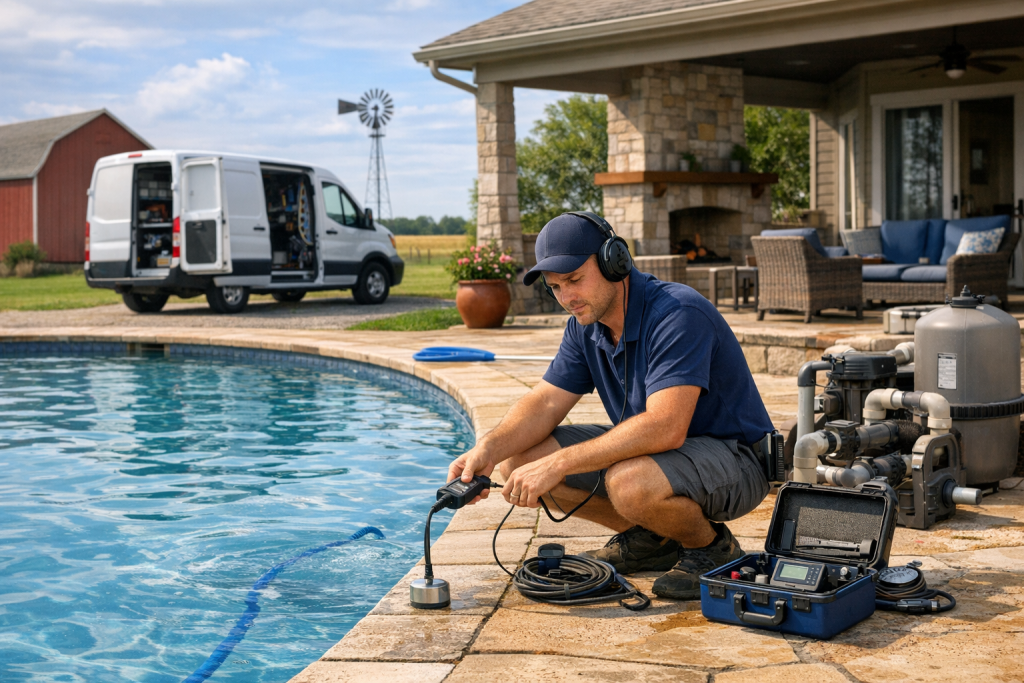 Experienced Professionals for Pool Leak Detection & Repair in Bessie, Oklahoma