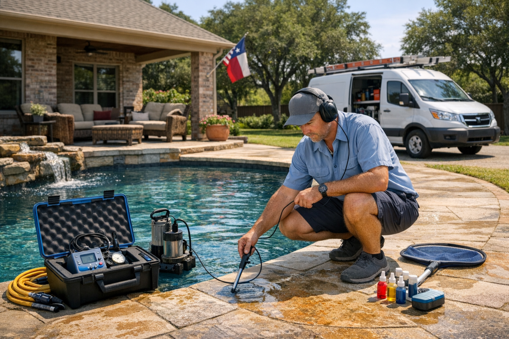 Experienced Professionals for Pool Leak Detection & Repair in Corsicana, Texas